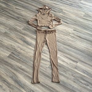 Fashion Nova hooded lounge set